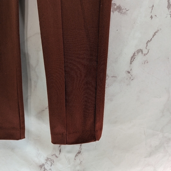 Chicos Pant Women 00 2 Rust Red So Slimming Stretch Skinny Ankle Pull On High - Picture 4 of 10